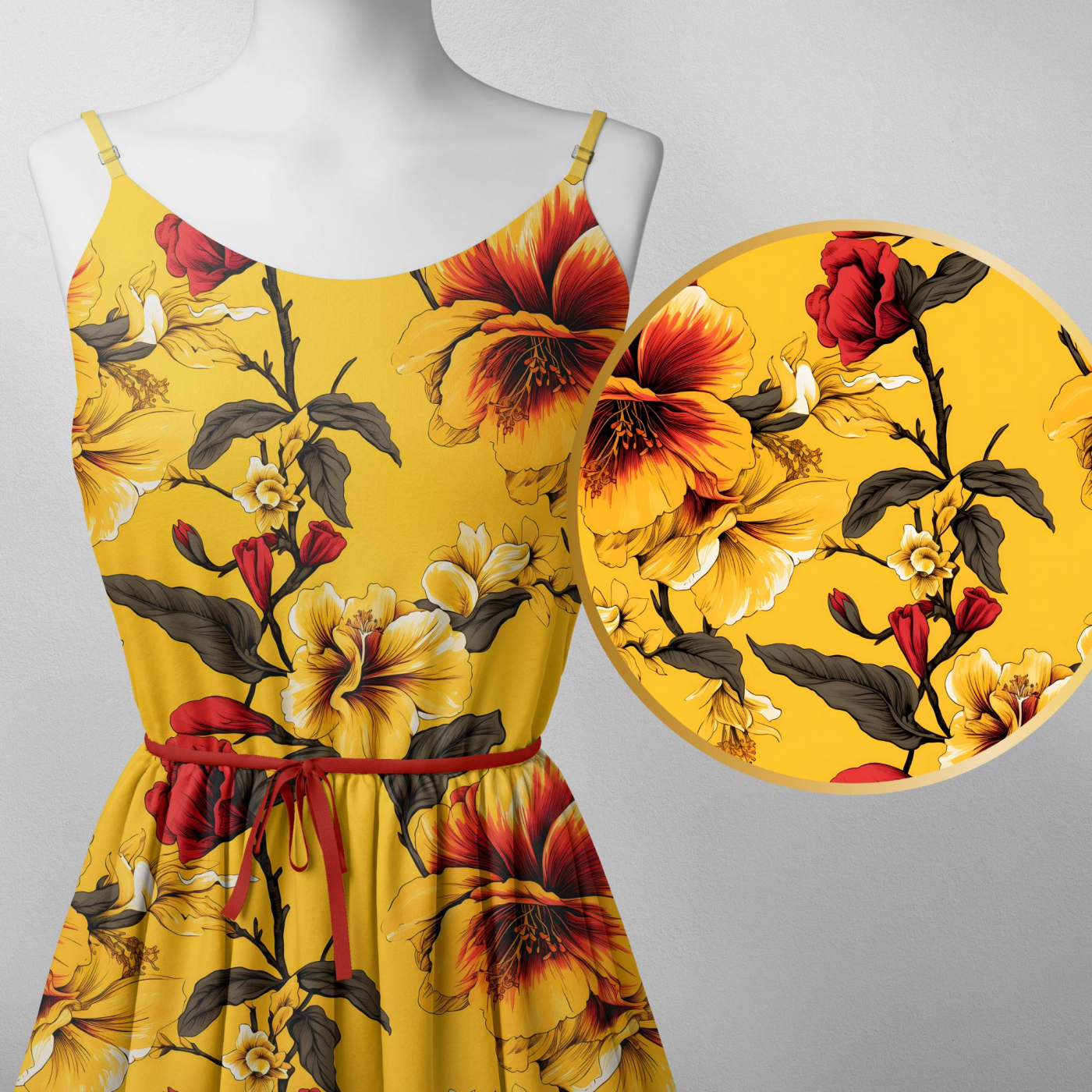 Reststück 130 cm, Bio Viskosejersey mit Überbreite (Stoffbreite ca. 170 cm): Eigenproduktion Yellow Fire  - von Graustufen-Stoffe